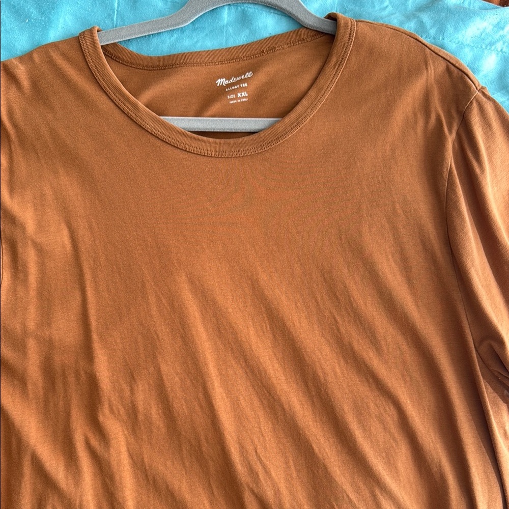 Madewell Men's Brown Shirt